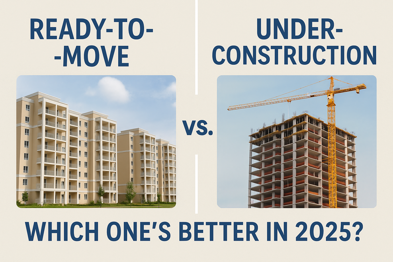 Ready-to-Move vs. Under-Construction Property in Gurgaon